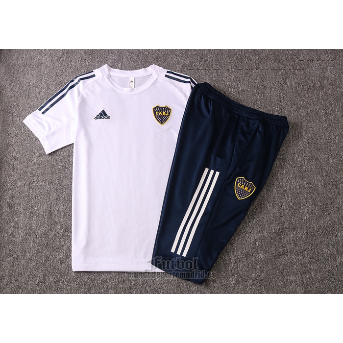 Chandal del Boca Juniors Manga Corta 2020-2021 Blanco